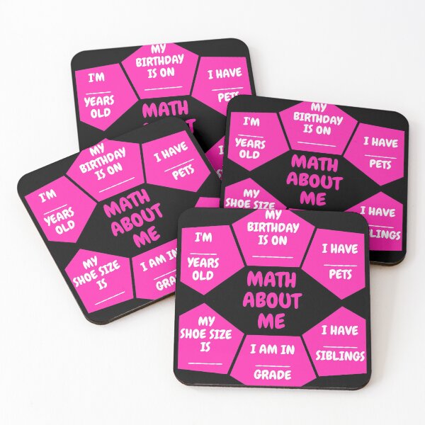 Item preview, Math About Me designed and sold by HiddenVerb.