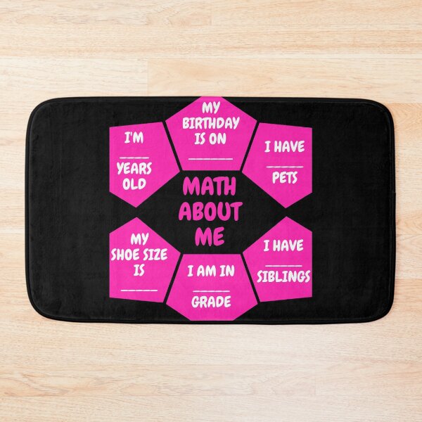 Item preview, Math About Me designed and sold by HiddenVerb.