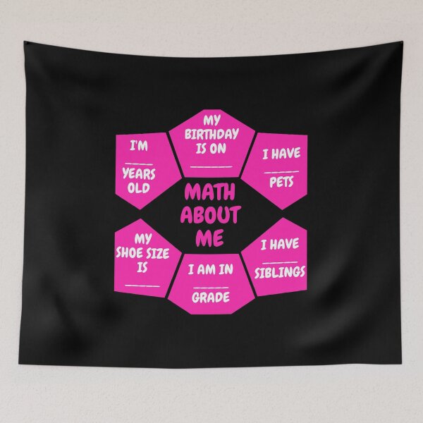 Item preview, Math About Me designed and sold by HiddenVerb.