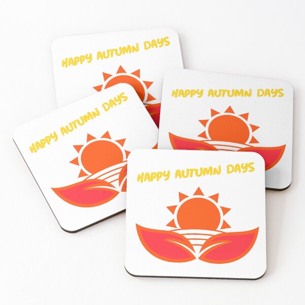 Item preview, Happy Autumn Days Sun with fall leaves designed and sold by misskrisnov.