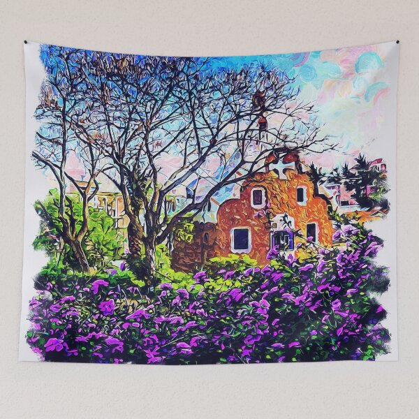 Item preview, Barcelona, Parc Guell designed and sold by AM FineArtPrints.