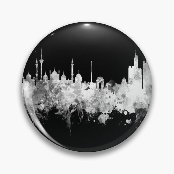 Aperçu de l'œuvre New Delhi India Skyline créée et vendue par ArtPrints.