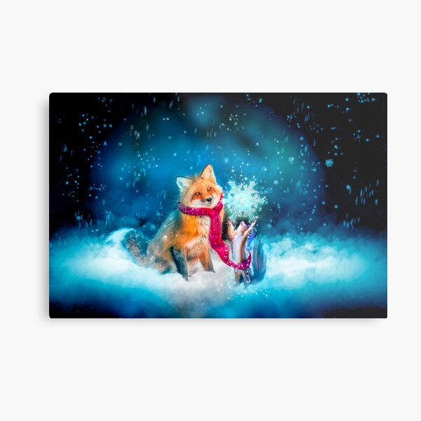 First Snow Metal Print