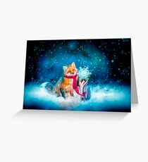 First Snow Greeting Card