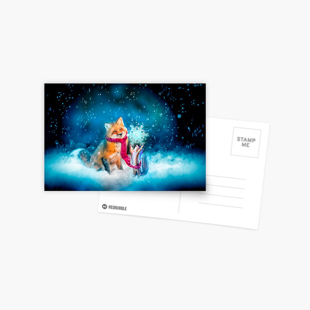 First Snow Postcard