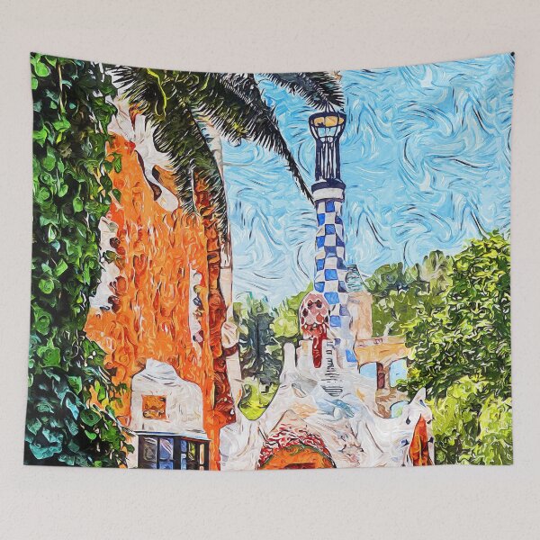 Item preview, Barcelona, Parc Guell designed and sold by AM FineArtPrints.