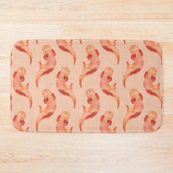 Item preview, Beige Cream River Otter Swimming designed and sold by SwaDesign.
