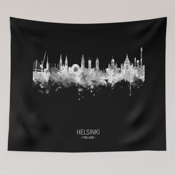 Item preview, Helsinki Finland Skyline designed and sold by ArtPrints.