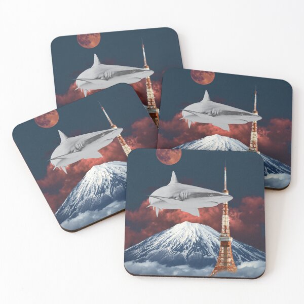 Item preview, Shark Attack - Neo Tokyo Mt.Fuji  designed and sold by deersheep.