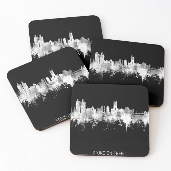 Item preview, Stoke-on-Trent England Skyline designed and sold by ArtPrints.
