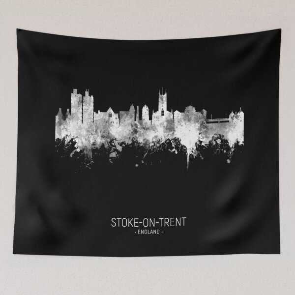 Item preview, Stoke-on-Trent England Skyline designed and sold by ArtPrints.