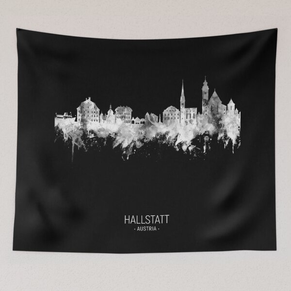 Item preview, Hallstatt Austria Skyline designed and sold by ArtPrints.