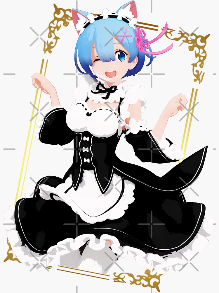 rem cat ears figure
