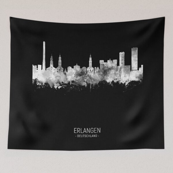 Item preview, Erlangen Germany Skyline designed and sold by ArtPrints.