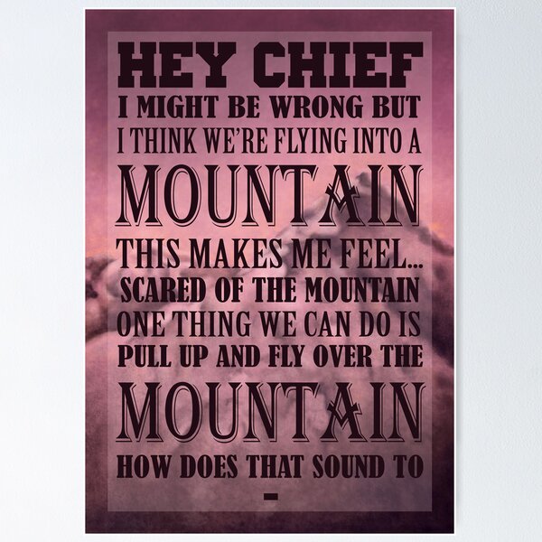 Item preview, Hey Chief - Cabin Pressure designed and sold by liascloset.