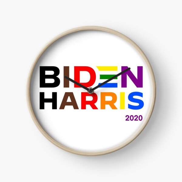 Biden Harris 2020 presidential candidates Clock