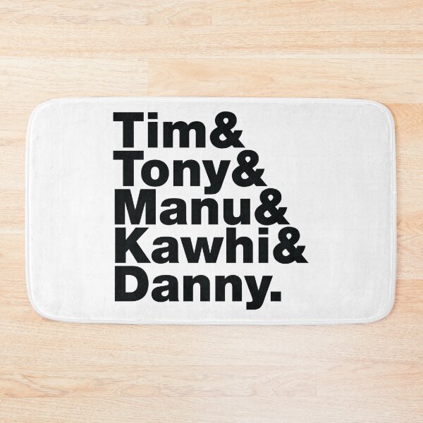 Item preview, 2013-2014 San Antonio Basketball Starting Five Black over White designed and sold by johnta17.