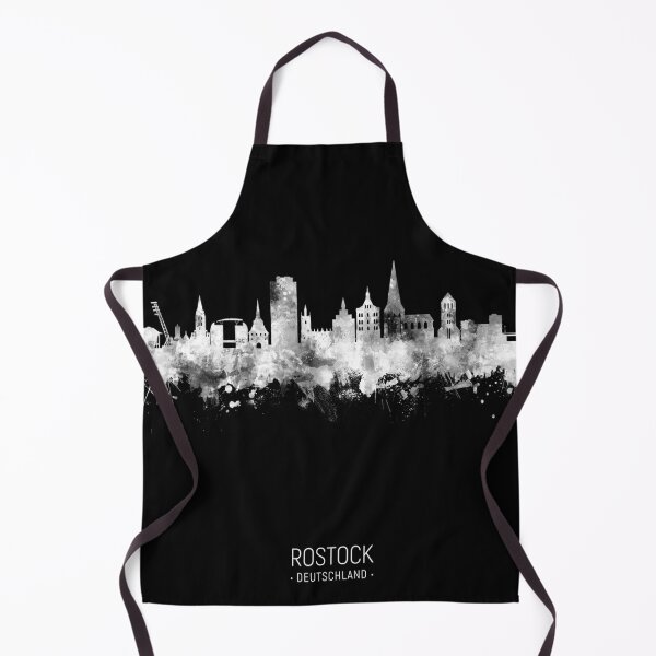 Item preview, Rostock Germany Skyline designed and sold by ArtPrints.