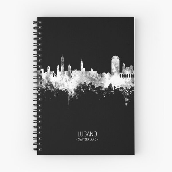 Item preview, Lugano Switzerland Skyline designed and sold by ArtPrints.