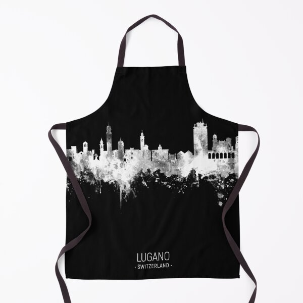 Item preview, Lugano Switzerland Skyline designed and sold by ArtPrints.