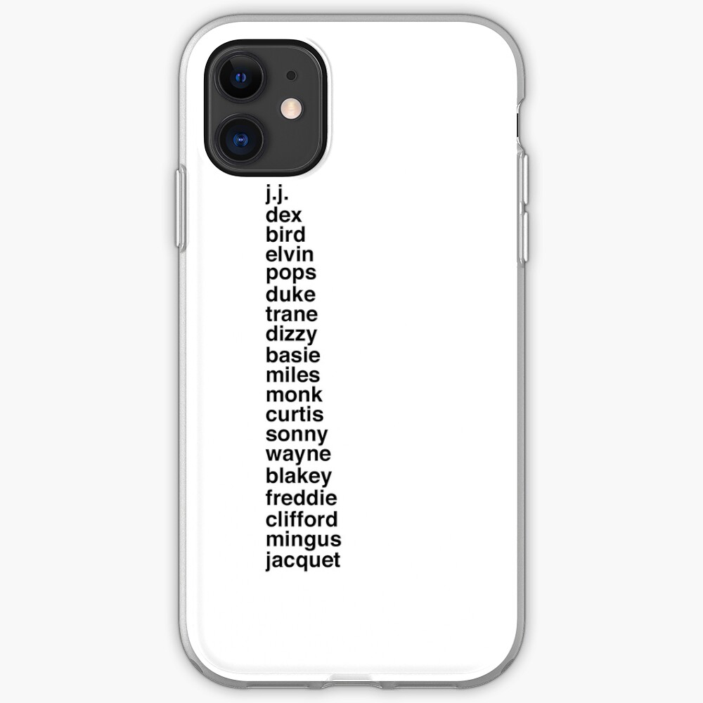 jazz names iPhone Case & Cover
