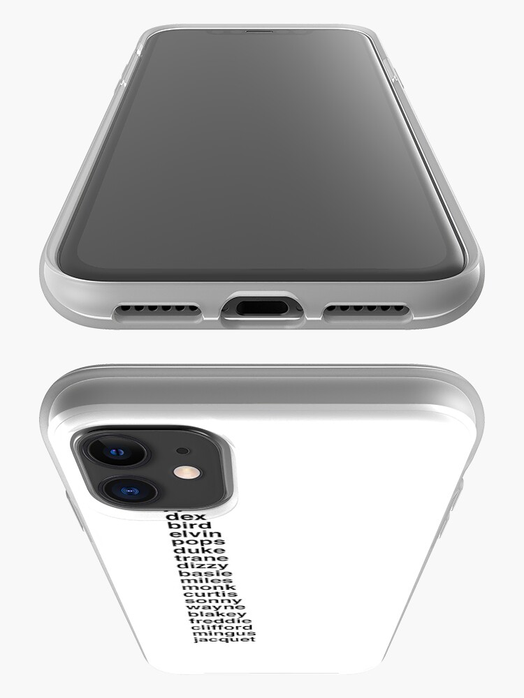 Alternate view of jazz names iPhone Case & Cover