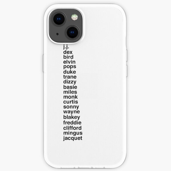 jazz names iPhone Soft Case