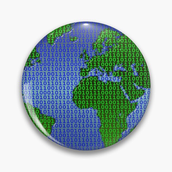 Item preview, Global Communication Binary Data Map designed and sold by MarkUK97.