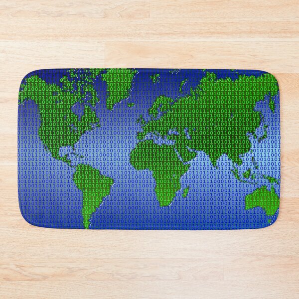 Item preview, Global Communication Binary Data Map designed and sold by MarkUK97.