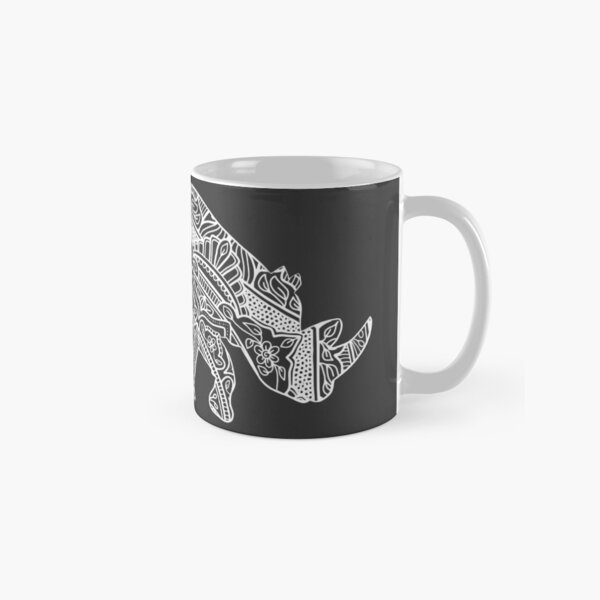 Doodle Rhino Classic Mug