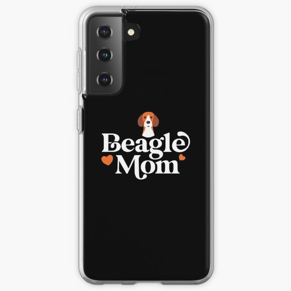 beagle mom black Samsung Galaxy Soft Case