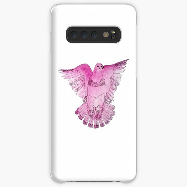 Plum Pigeon in Flight Samsung Galaxy Snap Case