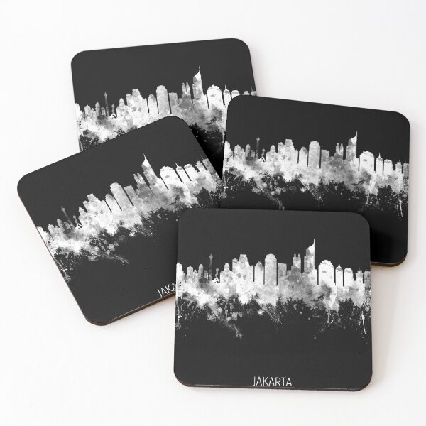 Item preview, Jakarta Skyline Indonesia designed and sold by ArtPrints.