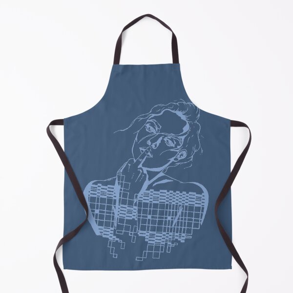 Item preview, Comic girl with cheeky look and middle finger, geometry pattern designed and sold by happyMagenta.