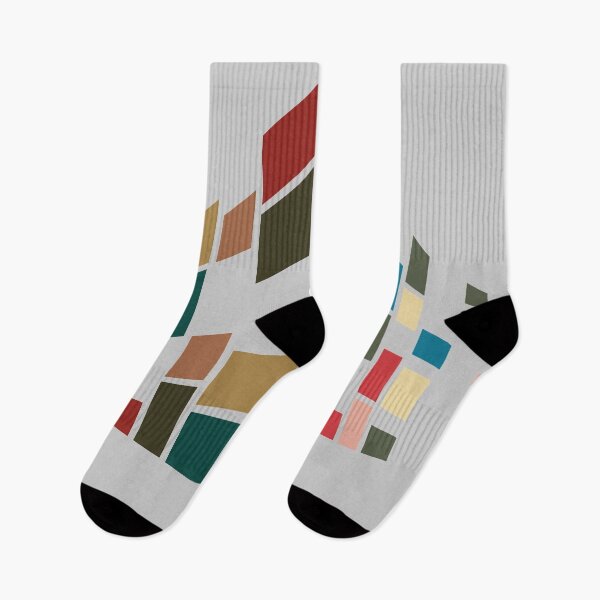 Item preview, Abstract colorful building Multicolored geometrical shapes designed and sold by mashmosh.