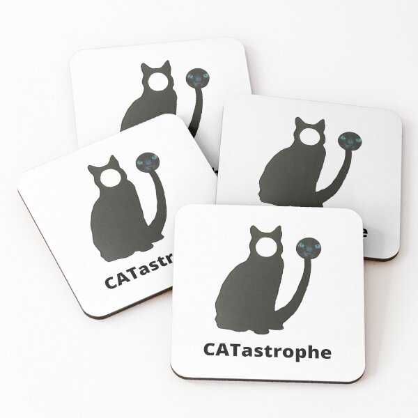 Item preview, CATastrophe quirky cat image designed and sold by Bagsyrose.