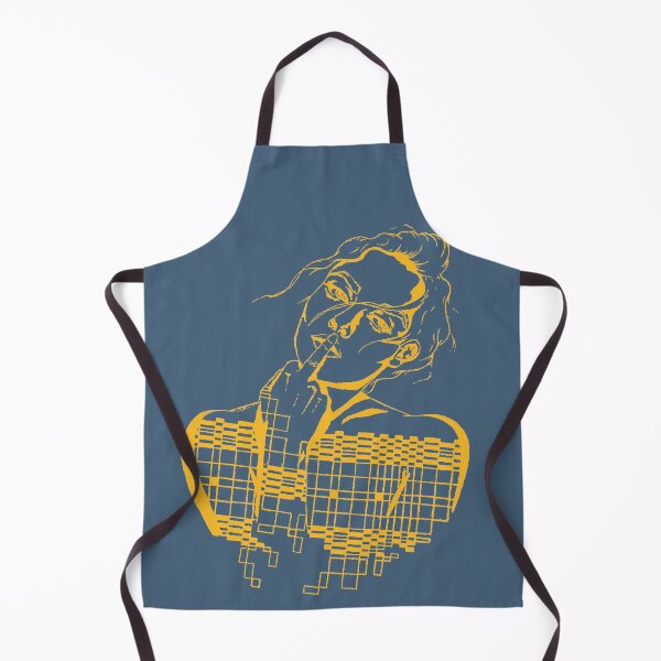 Item preview,  Comic girl with cheeky look and middle finger, geometry pattern designed and sold by happyMagenta.