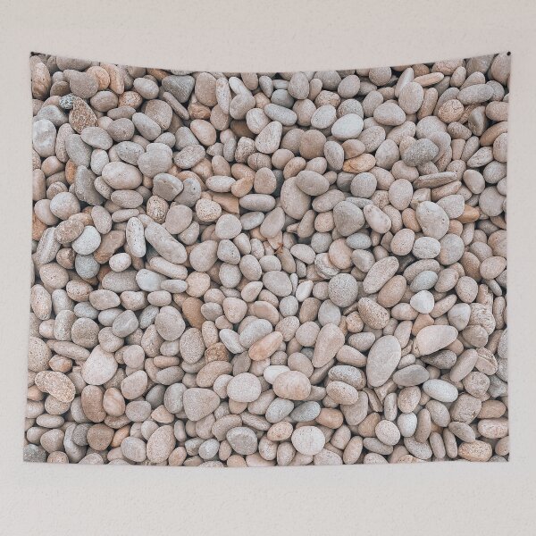 Item preview, Cream Natural Pebbles Rocks designed and sold by HauteLuxAtelier.