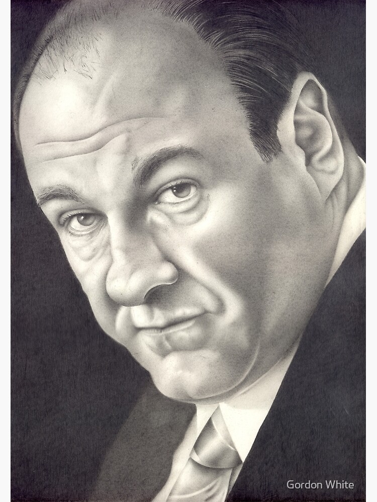"James Gandolfini" Poster by gordonwhite Redbubble