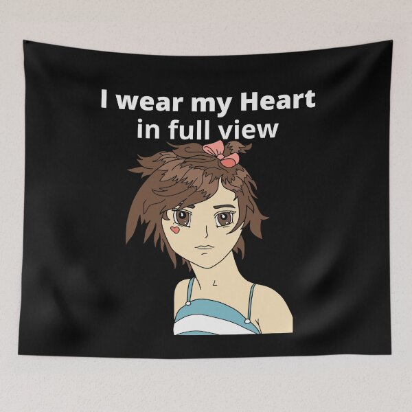 Item preview, My heart is worn in full view! designed and sold by TeeZoneZtore.