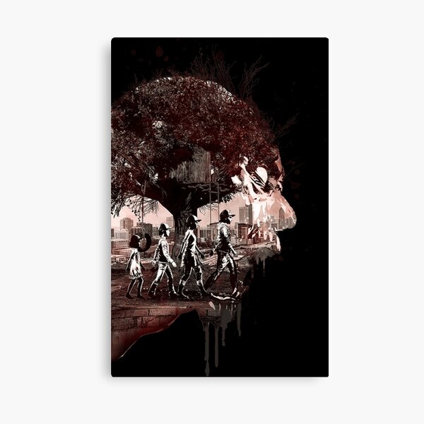 The Walking Dead Game Definitive Edition Logo Canvas Print