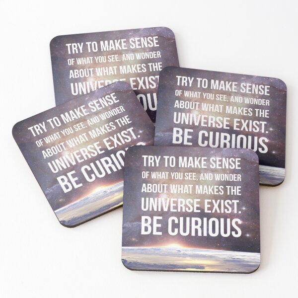 Item preview, Be Curious - Stephen Hawking designed and sold by monguss.