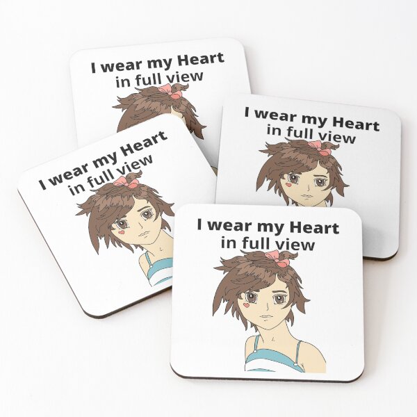 Item preview, My heart is worn in full view! designed and sold by TeeZoneZtore.