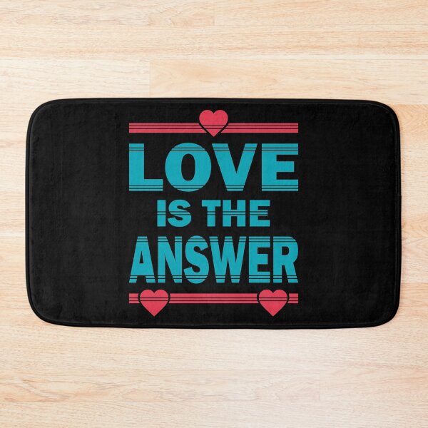 Item preview, LOVE IS THE ANSWER designed and sold by Dwarf-Monkey.