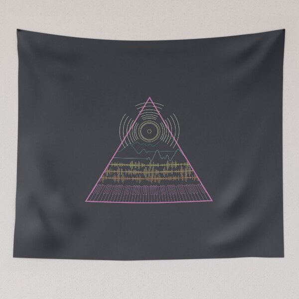 Item preview, Neon Music Landscape designed and sold by DripDesign.