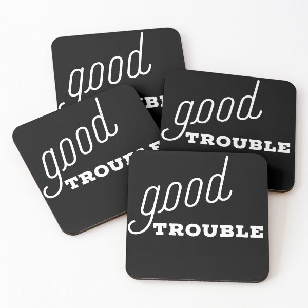 Item preview, Good Trouble text design designed and sold by Echo Dusk.