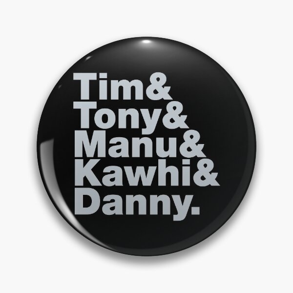 Item preview, 2013-2014 San Antonio Basketball Starting Five Grey over Black designed and sold by johnta17.