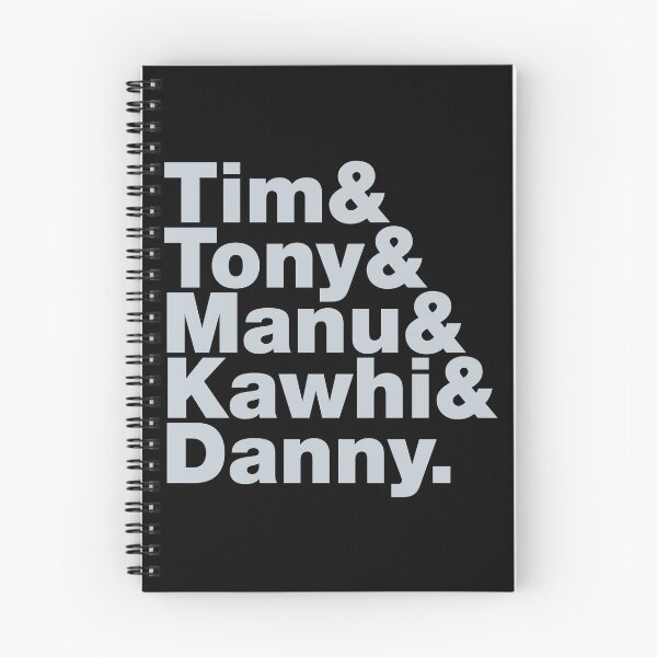 Item preview, 2013-2014 San Antonio Basketball Starting Five Grey over Black designed and sold by johnta17.