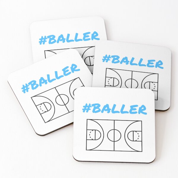 Item preview, #baller Cancha de baloncesto azul designed and sold by edgarallesch.