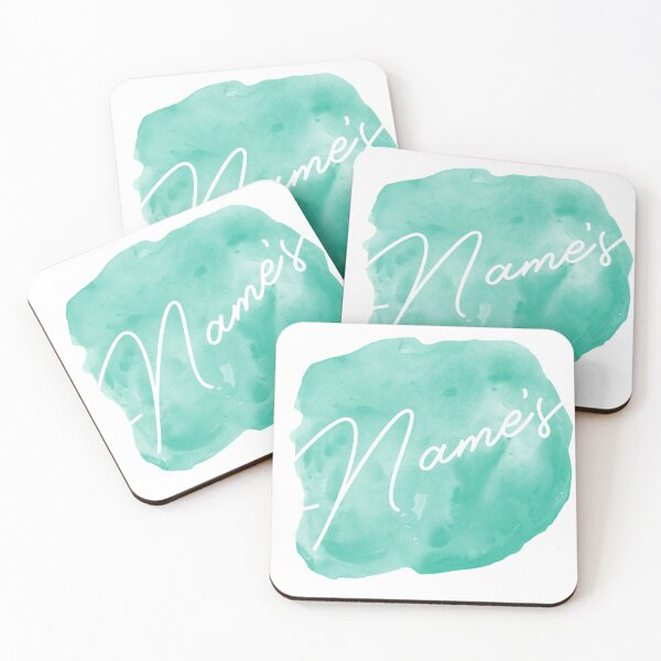 Item preview, Customizable Name in Stain - Teal designed and sold by Joe-s.